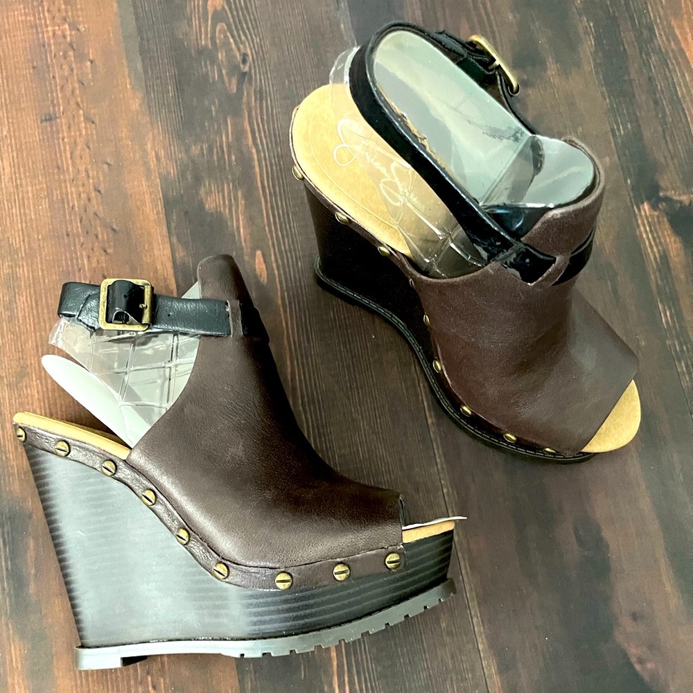 Jessica Simpson platform Wedge Heels